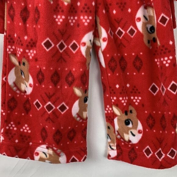 Rudolph Red-Nosed Reindeer toddler Holiday Sleep Pajamas - Picture 8 of 12